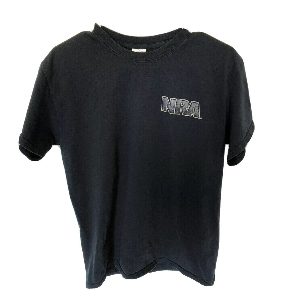 NRA T-shirt, Black, Medium, Forged In Freedom Graphic